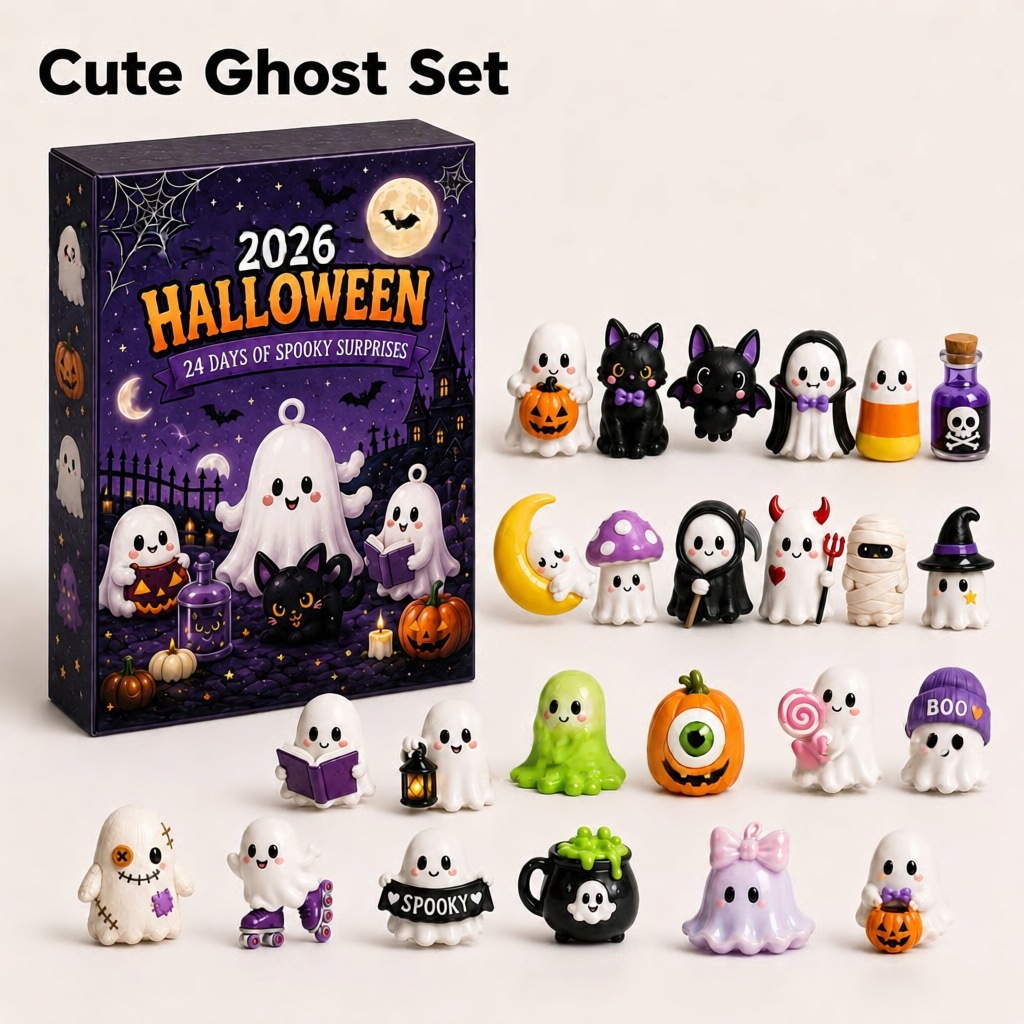 Resin Art Case - Calendario de Adviento de Halloween 2026,