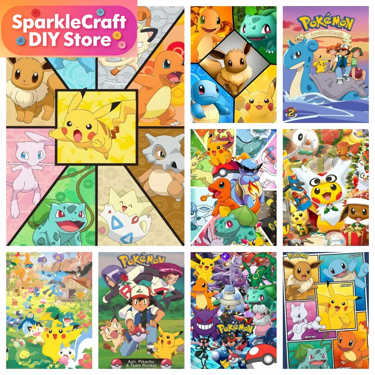 Resin Art Anime - Kit de pintura de diamantes 5D