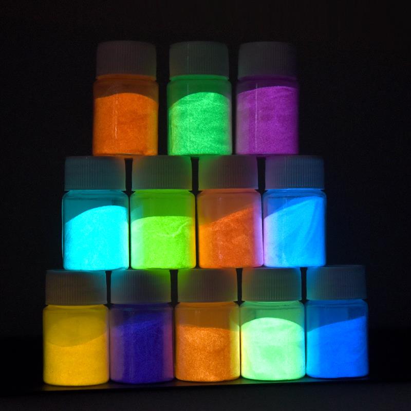 Glitter Powder Resin - 20g/botella de polvo luminoso, pigmento de