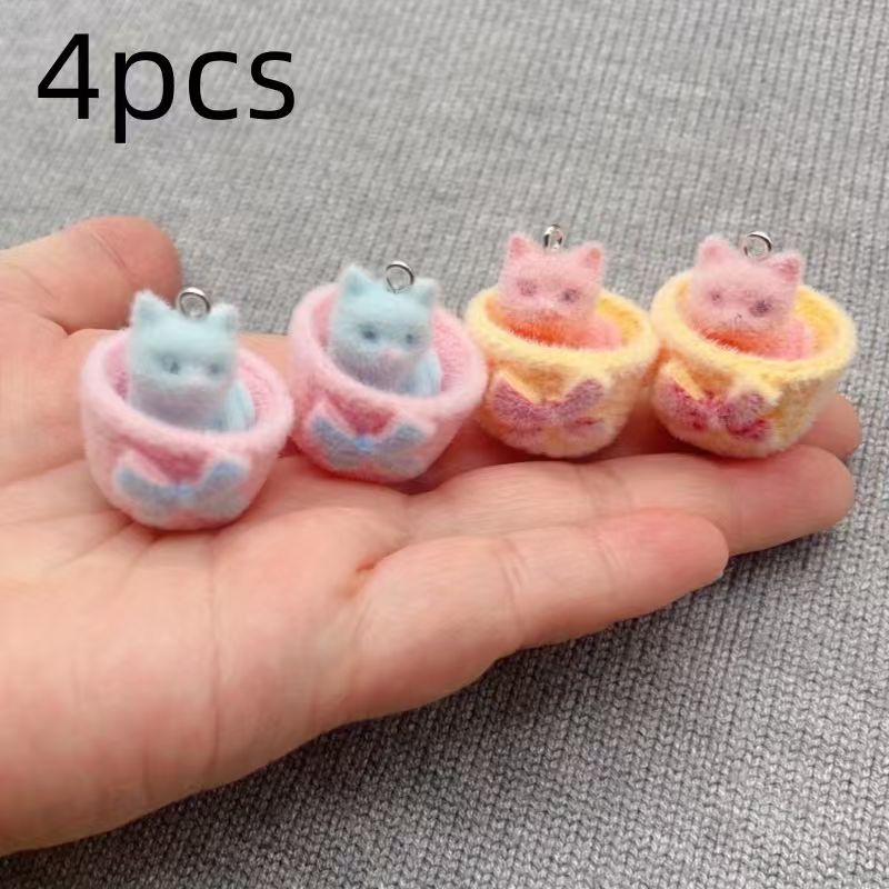 4 colgantes de gato de resina  - Resin Art Materials Kit reseña y precio