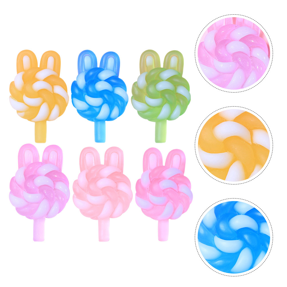 24 piezas de dijes de piruleta - Resin Art Materials Kit reseña y precio