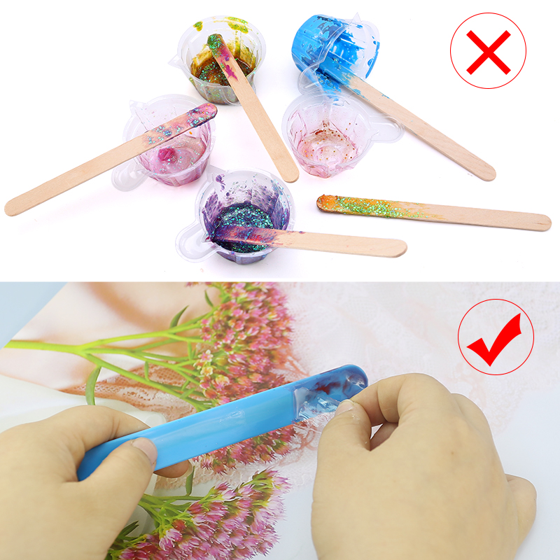 Palitos de silicona reutilizab - Glitter Powder Resin reseña y precio