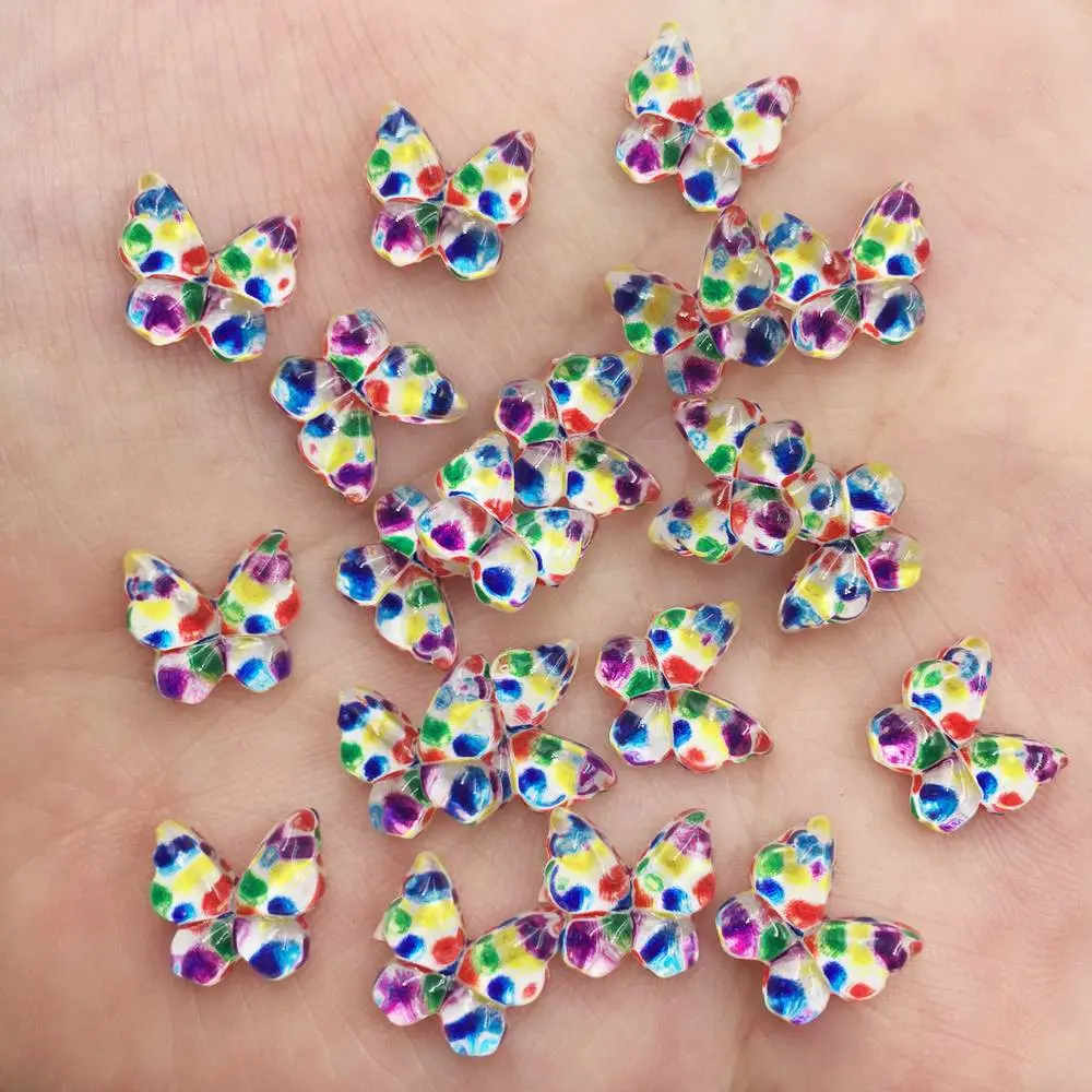 Mini mariposa Kawaii de 10mm c - Glitter Powder Resin reseña y precio