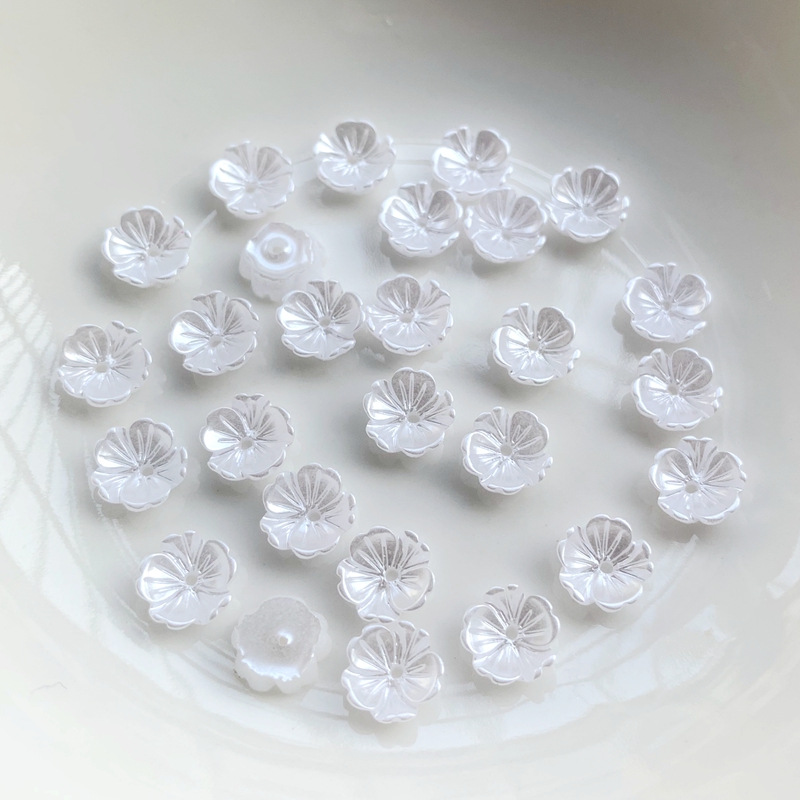 Pendientes de flores de 8mm, a - Resin Art Earrings Design reseña y precio