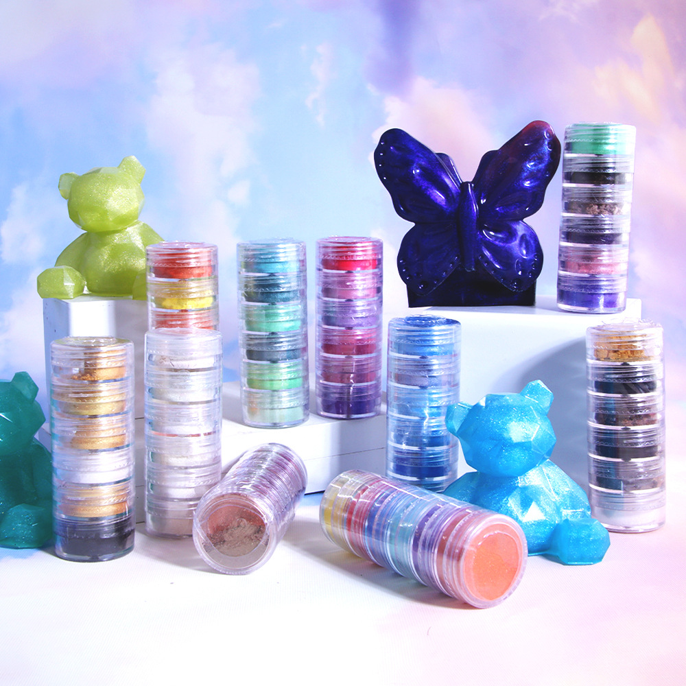 Polvo de Mica Perlada con Bril - Glitter Powder Resin reseña y precio