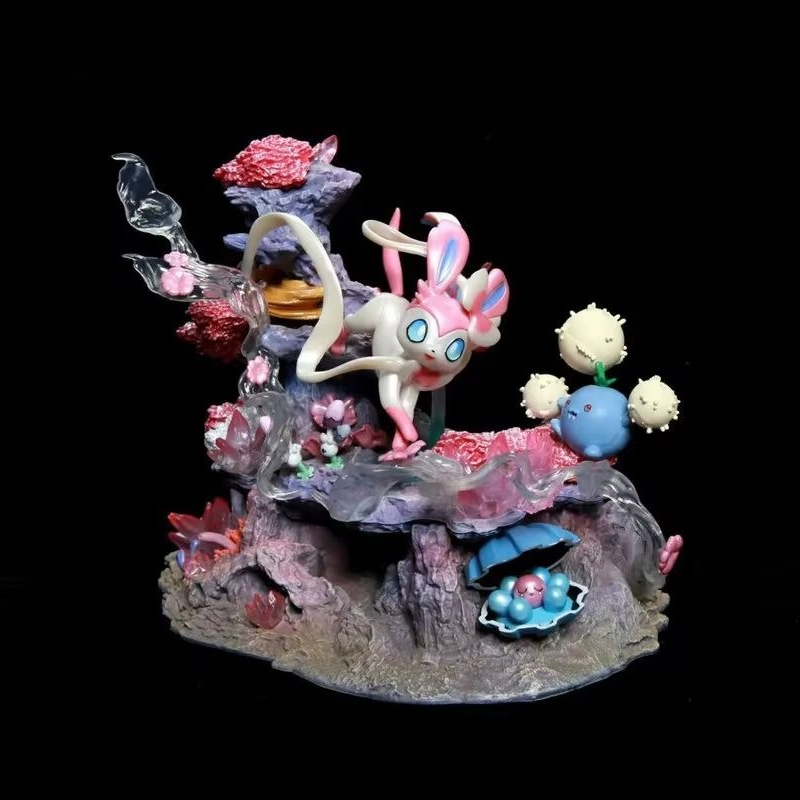 Figura GK de Sylveon, Shroomis - Resin Art Anime reseña y precio