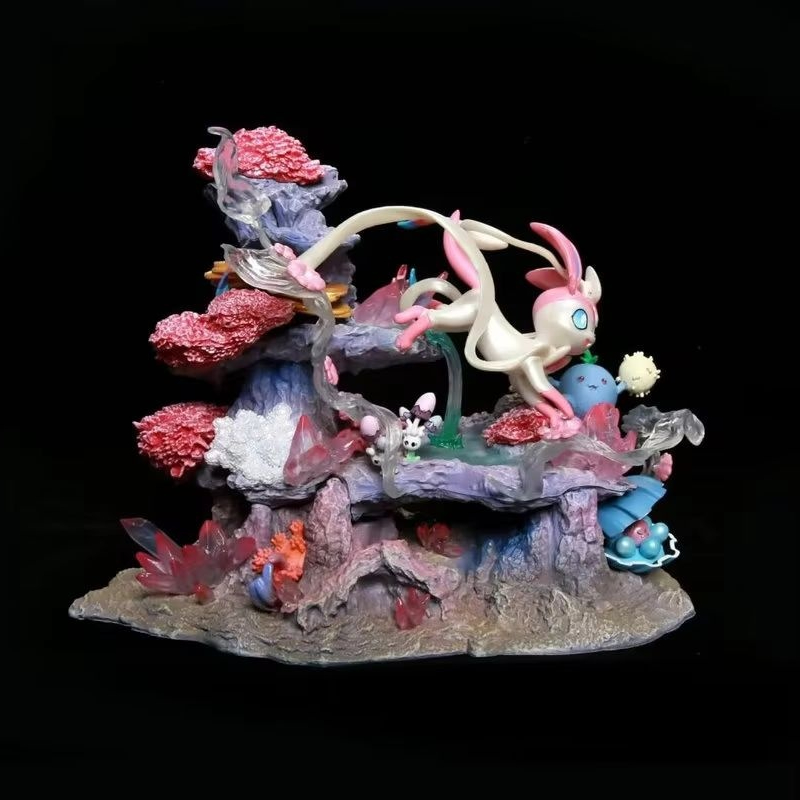 Figura GK de Sylveon, Shroomis - Resin Art Anime reseña y precio