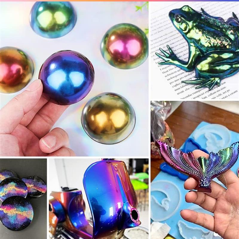 Pigmento de resina Camaleón de - Glitter Powder Resin reseña y precio