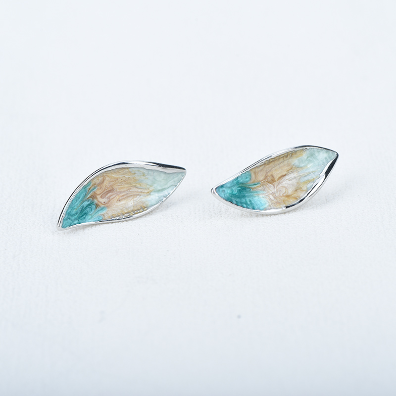 ICEYY-Collar de resina con for - Resin Art Earrings Design reseña y precio