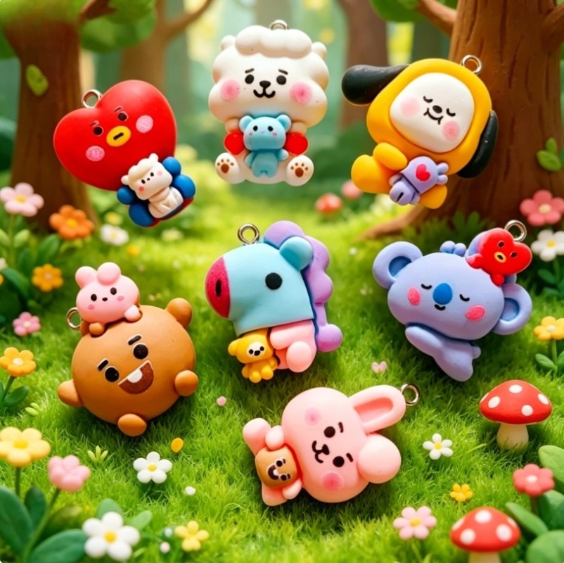7 piezas de dijes de resina BT - Resin Art Materials Kit reseña y precio
