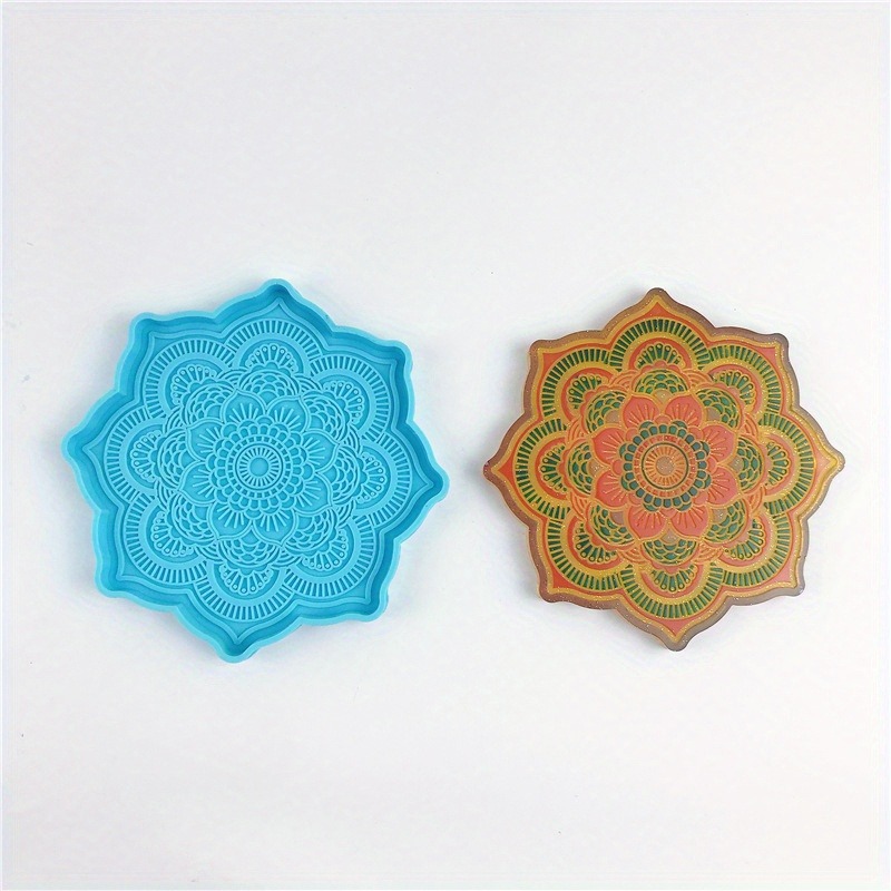 Molde de silicona con posavaso - Resin Art Mould reseña y precio