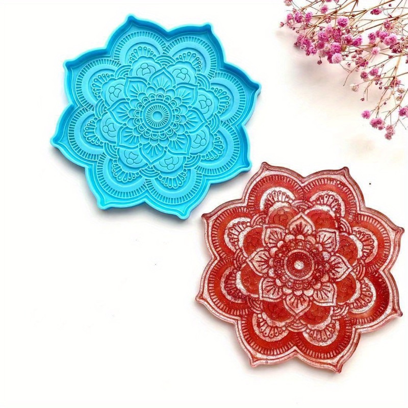 Molde de silicona con posavaso - Resin Art Mould reseña y precio