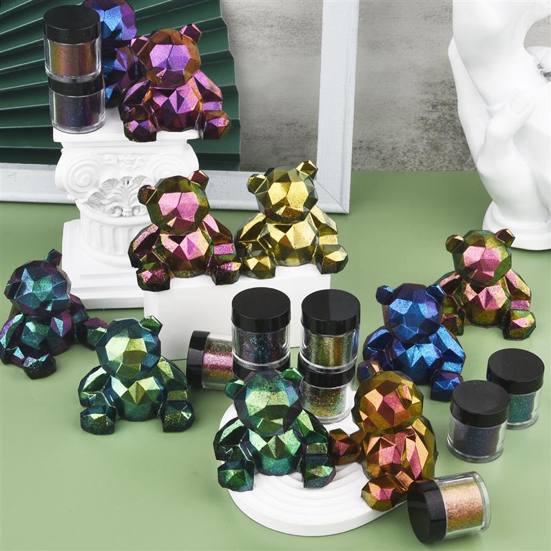 Pigmento de resina camaleón Es - Glitter Powder Resin reseña y precio