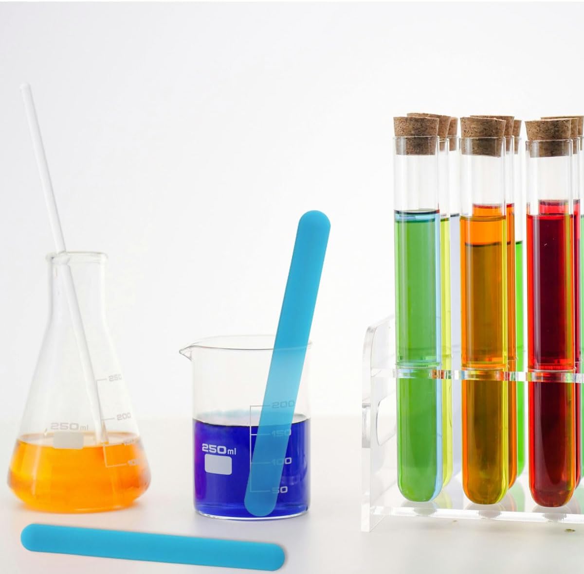 4 varillas de silicona reutili - Glitter Powder Resin reseña y precio