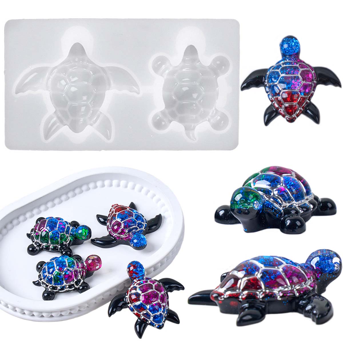 LLavero de tortuga marina 3D,  - Resin Art Mould reseña y precio