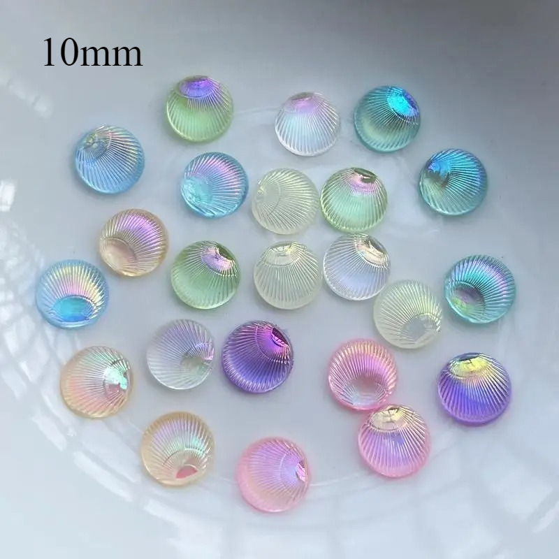 100 Uds. Conchas circulares jo - Resin Art Earrings Design reseña y precio