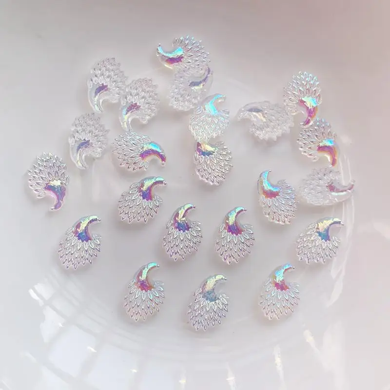 50 unids/lote 8*12mm accesorio - Resin Art Earrings Design reseña y precio