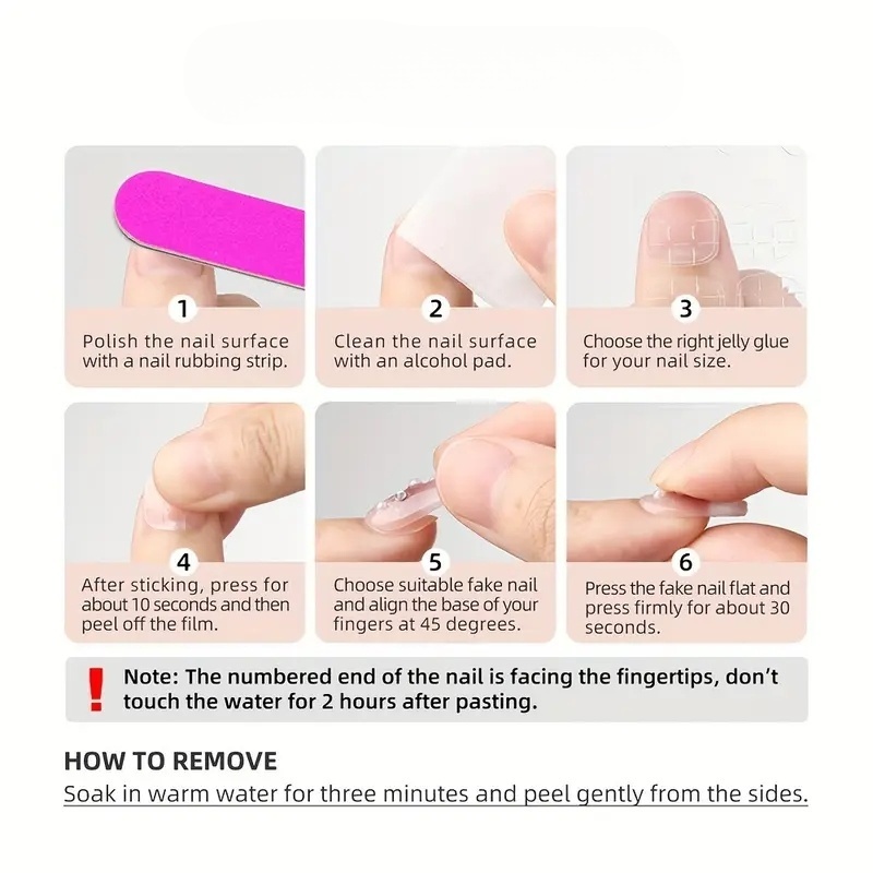 10 Uñas Postizas Cortas Cuadra - Glitter Powder Resin reseña y precio